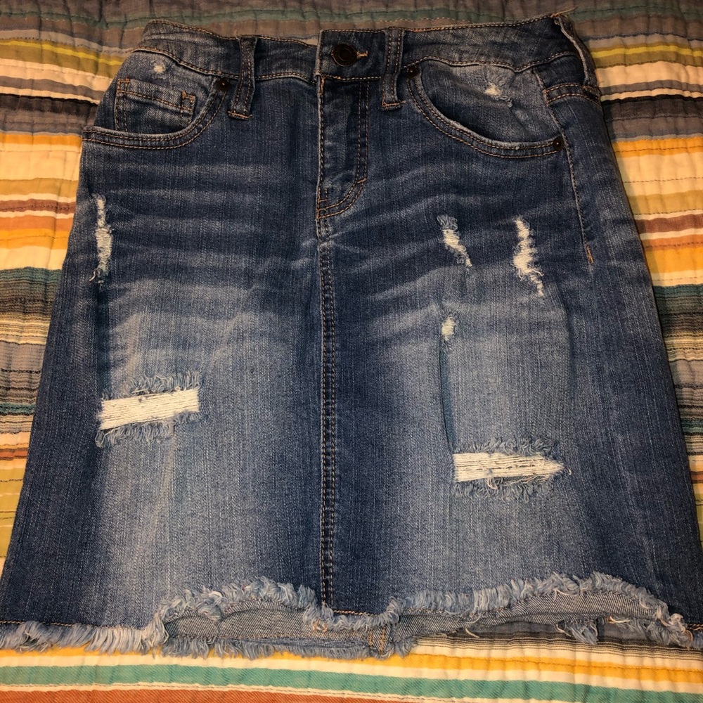 jean skirt